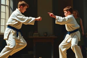 Sam's Karate Competition Experience