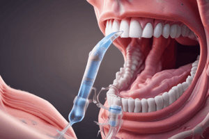 Insertion of an Oropharyngeal Airway