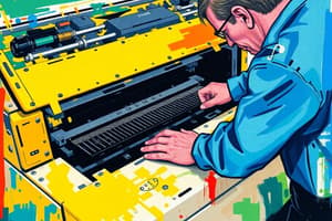 3.7 – Printers: Impact Printer Maintenance