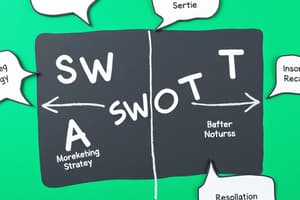 SWOT Analysis Flashcards