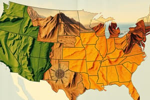 Landform Regions of the United States