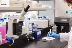 Sécurité et Matériel en Parasitologie