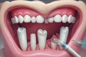 Dental Pulp Irritants and Infection