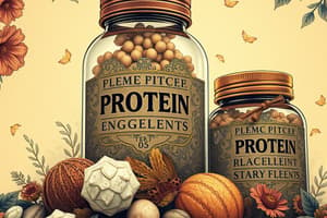 Protein Supplements and Nutrients Overview