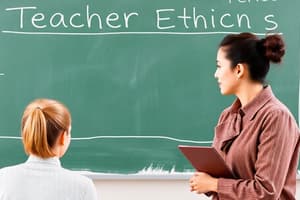 Code of Ethics for Teachers (RA No. 7836)