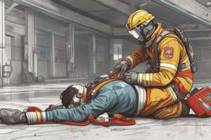  Immobilizing Victim's Head in Emergency Response