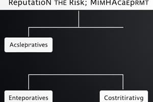 Reputation Risk Management Framework