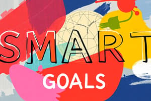 Planning and SMART Goals