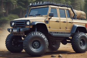 Off Road Driving Wheels & Tyres Quiz