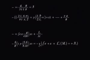 Linear Equations Flashcards: Homogenous Systems