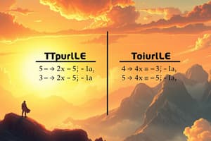 Logical Equivalence in Propositions