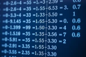 Operaciones con Matrices