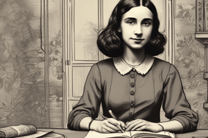 Anne Frank's Characterization in The Diary