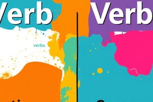 Types of Verbs Quiz