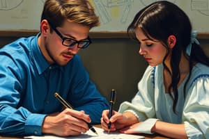 Fountain Pen Troubles in Madame Legrand's Class