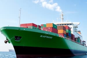 Biofuel Impact on Shipping Emissions