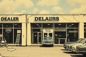 Dealer's Office Space Requirements Quiz