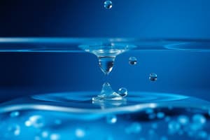 Surface Tension & Surfactants