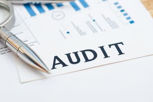 Audit Planning and Documentation Quiz