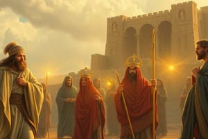 End of Moses' Leadership and Introduction to Joshua