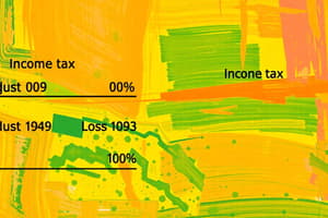 Income Tax Chapter 5: Losses and Set-offs