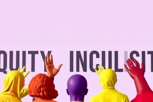 Equidad, Inclusión, Diversidad e Igualdad