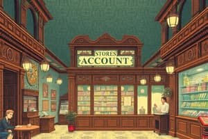 Stores Accounts Office Overview