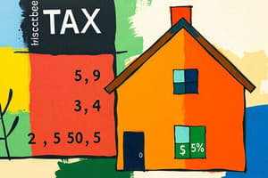 Taxation and Home Loan Eligibility Quiz