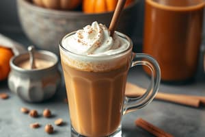 Pumpkin Spice Recipes Quiz