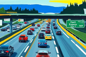 I-5 Exits - Northbound Express Lanes