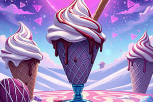 Ice Cream and Dessert Terms Quiz