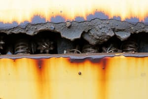 Corrosion and its Effects