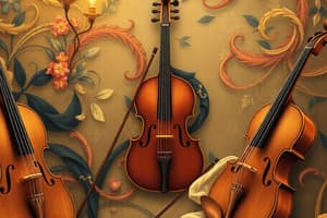 Classical Music Overview and Instruments