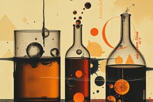 Chemistry Quiz: Dissolution and Diffusion Concepts