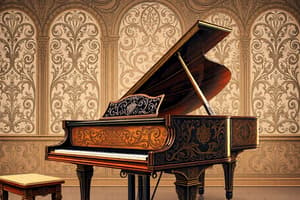 History and Mechanics of the Grand Piano