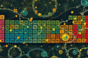 Overview of the Periodic Table