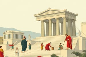 Ancient Greek Citizenship and Government Quiz