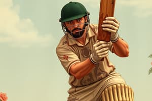 Cricket Basics Quiz