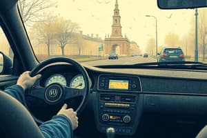 DGT Safe Driving Guidelines Quiz