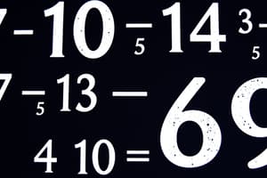 Rational Numbers Overview