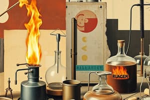 Parts of a Bunsen Burner Quiz