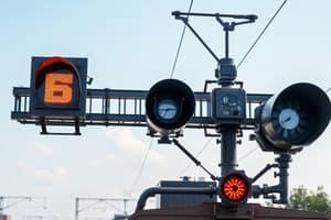 Train Communication Systems Quiz