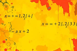 Algebraic Proofs Flashcards