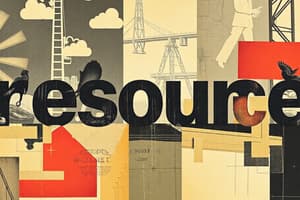 Resource Management Principles