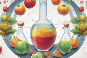 Chemistry Foundations for Nutrition