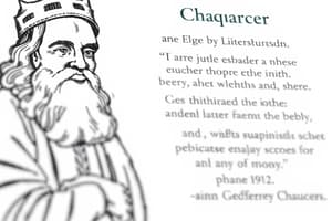 Geoffrey Chaucer: His Life and Works