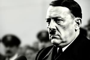 World War 2: Causes and Hitler's Aims