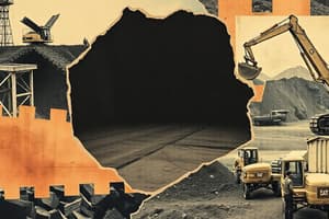 Mining Excavation Techniques and Safety Regulations