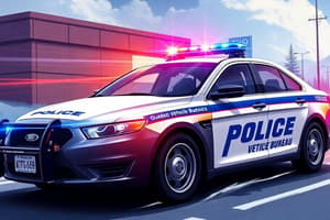 Demande de Véhicules et Services de Police