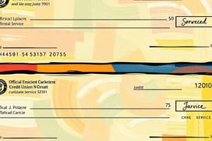 Credit Union Official Checks Overview